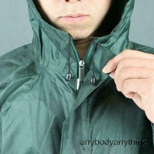 Unisex waterproof One-piece Work Hooded Coveralls Overall Jumpsuit Boilersuit bj - Picture 19 of 27