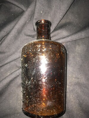 Vintage Medizin Flasche Stiefel alle British LYSOL Grübchen Apotheke Sammlerstück 