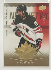 2021 UD FALL PROMOTION TEAM CANADA JUNIORS MIDNIGHT #98 GUILLAUME RICHARD 34/50