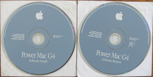 Sistema Apple Power Mac G4 9.0 restaurar instalación CD medios 2000 vintage - Imagen 2 de 2