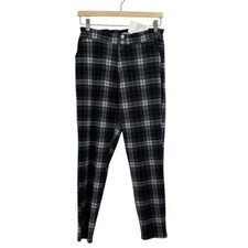 NWT Abercrombie Kids Plaid Paperbag Waist Pants Size 15/16