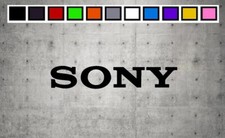 SONY LOGO Vinyl Decal Sticker Emblem Car Truck Window 4" 6" 8"