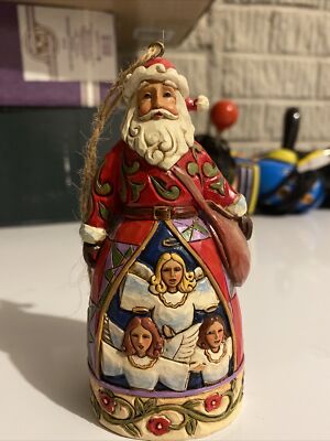Jim Shore Christmas Santa and Angels Ornament 2013 Heartwood Creek