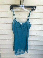 VICTORIA'S SECRET Lingerie Slip Sheer Lace Mesh Babydoll size M