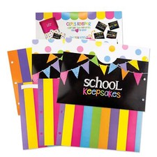 School Memory Scrapbook 3 Sets Refill Extra Pockets and Photo Pages Kits for ...