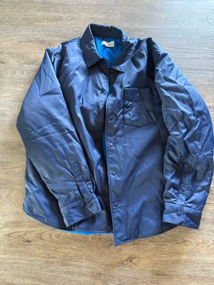 OUTERKNOWN Evolution Econyl Snap Shacket  Jacket Mens Large Blue