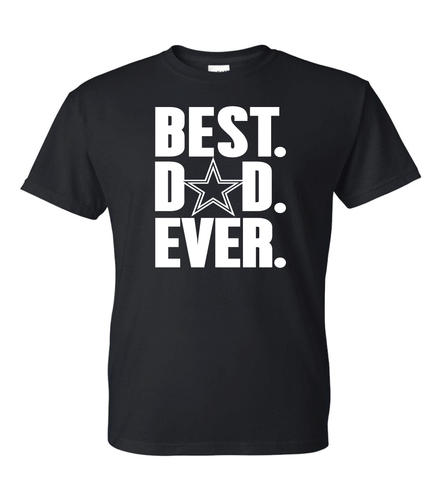 T-Shirt Dallas Cowboys Best Dad Ever Spieltag - alle Design Farboptionen (S-5XL) - Bild 13 von 25