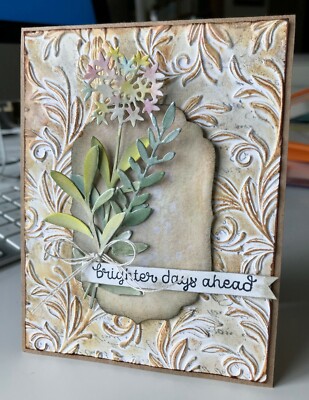 Sizzix Botanical 3D Embossing folder #662716 Retail $9.99 designer
