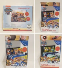 Paw Patrol 3 Piece Twin OR 4 Piece Full Bedding Sheet Set & Pillowcase NEW