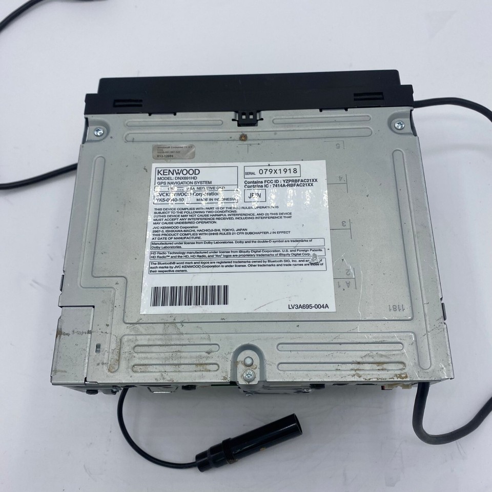 Kenwood DNX691HD GPS Navigational System CD DVD Player & Radio ; FREE