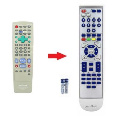 Sharp Dvd Remote Control Replacement Dedicated Remote Control For Sharp VCR VHS DVD Recorder DV ...