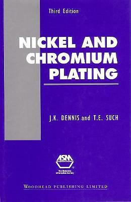 Nickel and Chromium Plating Dennis Such Hardback Woodhead Publishing 3e