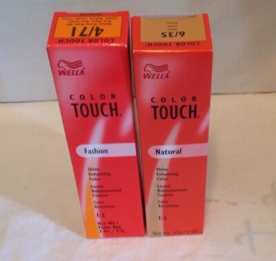 Wella Color Touch Shine Enchancing PERMANENT Hair Color Series 4 Thru 6 You Choo
