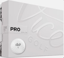 Vice Pro Premium Golf Balls 12 Balls New White