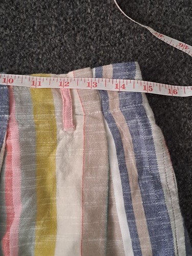 Women's Multicoloured Cotton Shorts Size 12 Papaya - Picture 4 of 9
