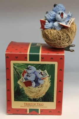 1986 Hallmark Clip-On Ornament Treetop Trio | eBay