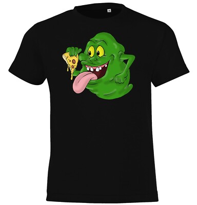 Youth Designz Slimer Kinder T-Shirt Print Lustig Spruch Fun Ghostbusters Geist 