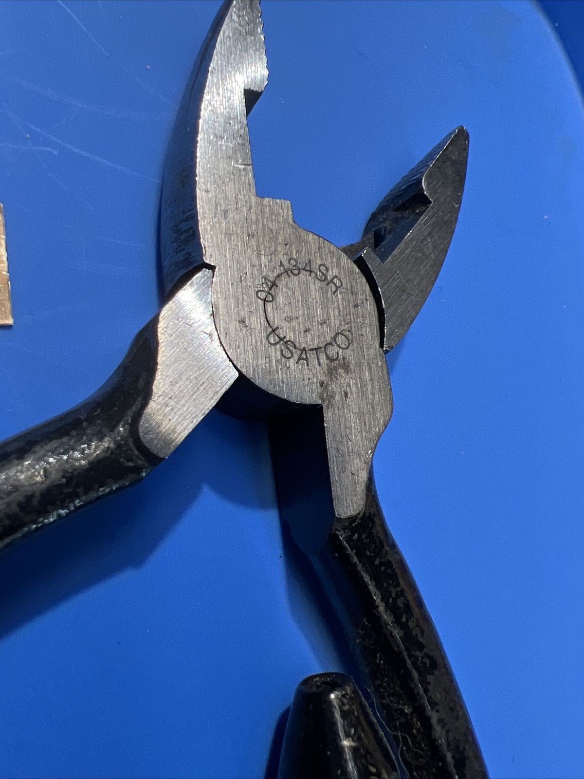 USATCO 04-134SB AVIATION WIRE TWISTER AND CUTTER PLIERS USED