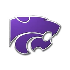 ProMark 3D NCAA Kansas State Wildcats Emblem Sticker Decal Aluminum 3.25" x 2.5"