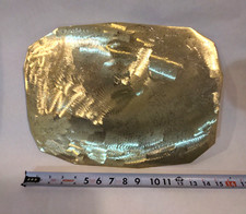 Brass Sheet Large Scrap 15" X 8" Jewelry Pattern Sculpture Art Texture 1 mm