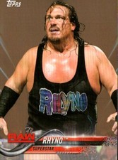 2018 Topps WWE Wrestling Card Insert Bronze Parallel #77 Rhyno ECW