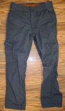 Boys gray pipeline cargo pants size 8