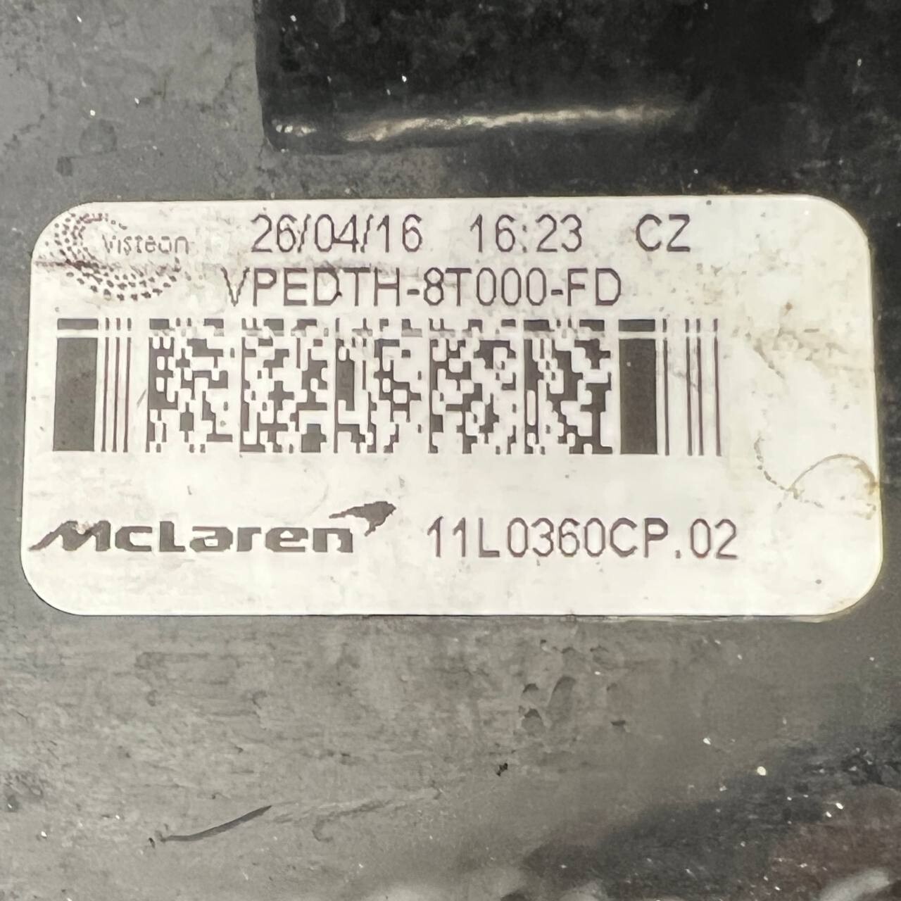 2016 2017 2018 2019-2021 MCLAREN 570S SPIDER AC CONDITIONING CONDENSER RADIATOR