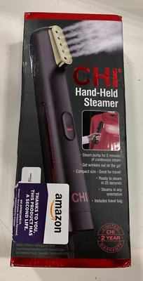CHI Handheld Garment Steamer Portable Wrinkle-Remover 11580F - Black