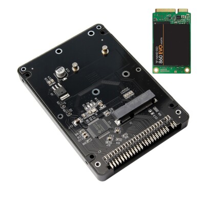 MSATA auf 2,5Zoll IDE HDD SSD mSATA auf PATA Adapter Konverterkarte44PIN Gehäuse