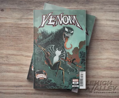 Venom #37 Dave Wachter Godzilla Variant Marvel 2024.