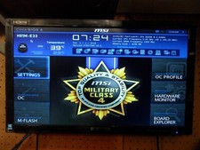 MSI H81M-E33 Military Class 4 Motherboard With G3250 CPU LGA1150 No Ram With Box