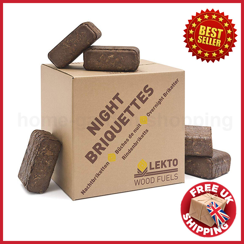 Night Briquettes 20KG Long Slow Burn Up To 8 Hours Overnight Day Firewood  Stove 5060415769591 | eBay
