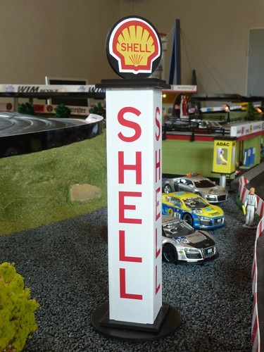 Slotcar Dekoration SHELL TURM in 1:32 Kunststoff für Carrera DIGITAL 85555 - 第 2/3 張圖片