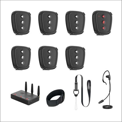 CAME-TV Nano 1.9G, A Small Digital Wireless Intercom Pod - NANO 7PCS KIT -US