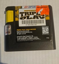 Sega Genesis Game 1996 Triple Play Baseball Gold Edition