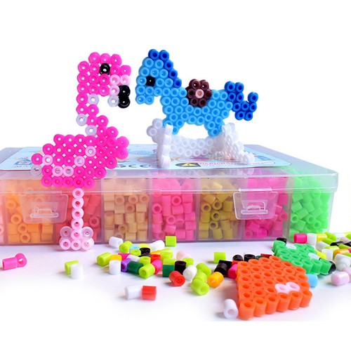 Perler Hama Beads Refill Pegboard Kit 24/36/48 Colors 5mm Kids Toys DIY Craft AU - Picture 14 of 18