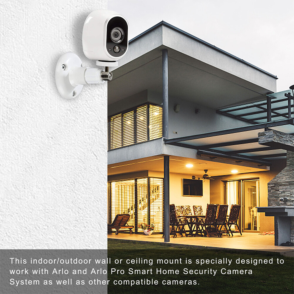 8pcs Wall Adjustable Camera Mount Bracket 360Degree Swivel For