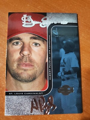 2006 Topps Co Signers Silver Blue Jim Edmonds Albert Pujols Card #DUO-B 69 27/75
