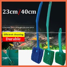 5 in Glass Fish Tank Aquarium Glass Brush Cleaning Tool Fishnet Cleaner Brushes