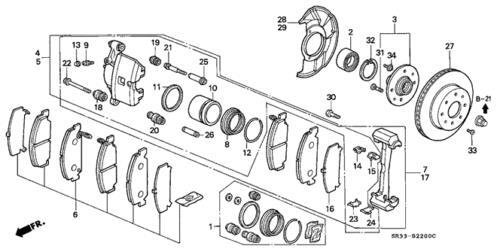 Manga de bota para Honda (N/P 45234-SH3-L01)