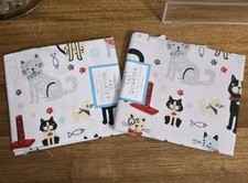 New Fat Quarter 100 Cotton Sew Quilt 18x21 Fabric Editions Various Playful Cats