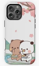 Dudu and Bubu Relaxing iPhone Case for 17 16 15 14 13 12 Pro Max/ Plus