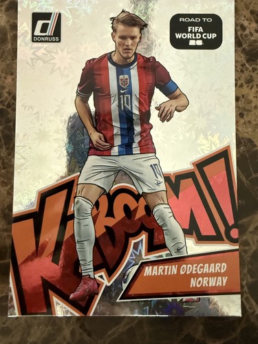 2025-26 Panini Donruss Road to Fifa World Cup - Kaboom Martin Odegaard No. 7