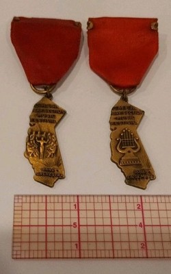 Dieges & Clust CMEA Bay Section Music Festival Solo & Band Ensemble Flagged Pins