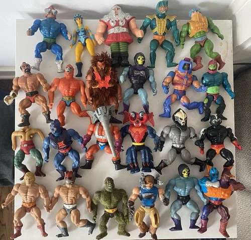 Masters of the Universe Vintage Action Figures Lot Of 25 1981-1985 MOTU *Read*