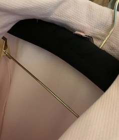 Agent Provocateur Original Pink Uniform Gold Buttons Size 10, FR:38