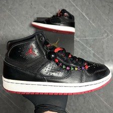 Nike Air Jordan Nero Rosso Taglia 38.5 Sneakers Originali