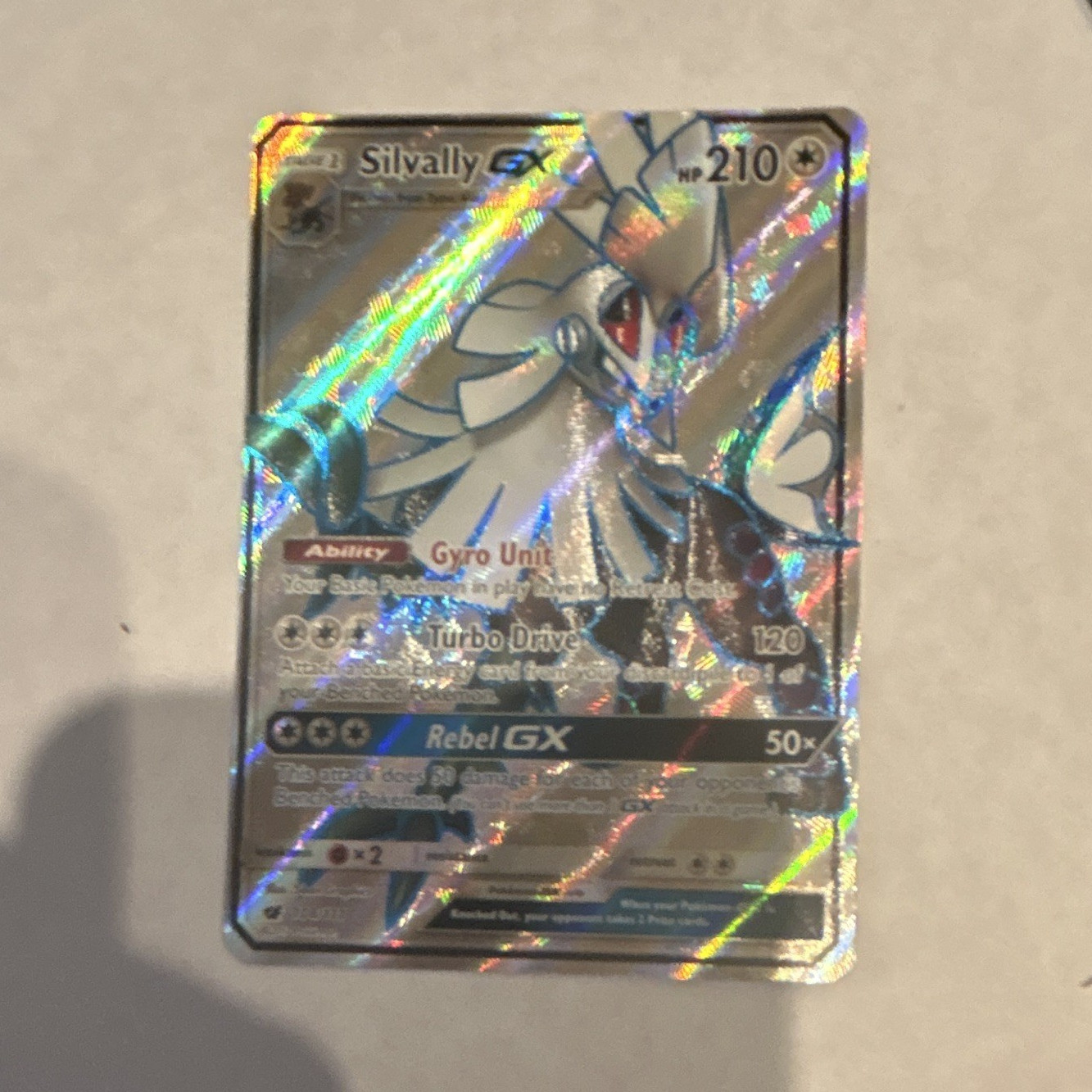 The Pokémon Company Silvally GX Crimson Invasion 90/111 Ultra Rare Holo 210 HP