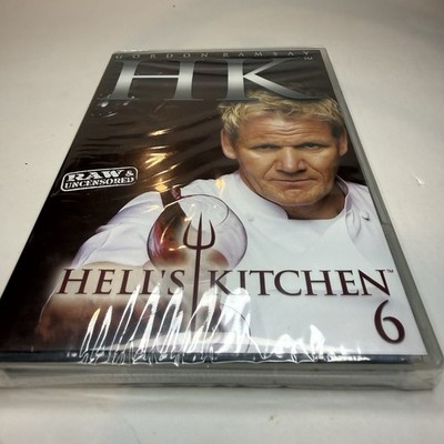 Hell s Kitchen HK Season 6 Raw & Uncensored Gordon Ramsay 4 DVD Set New Sealed