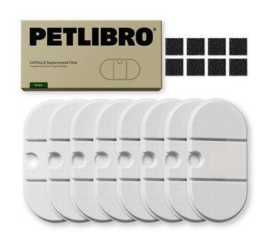 Katzenbrunnen Filter 8er Pack für Capsule Trinkbrunnen für Katze PLWF002, 4
